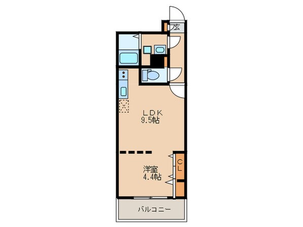 Branche箱崎宮前の物件間取画像